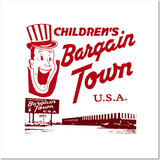 Bargain Town Posters and Art